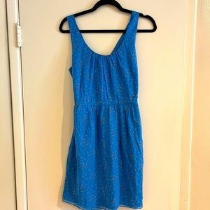 Madewell Silk Mini Dress w/back cut out size 4